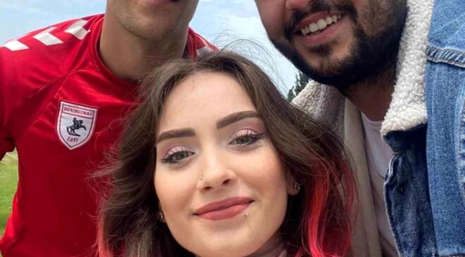 Dünya ve Türkiye güzeli Nergis Demirarslan, Samsunspor’un antrenmanını ziyaret etti