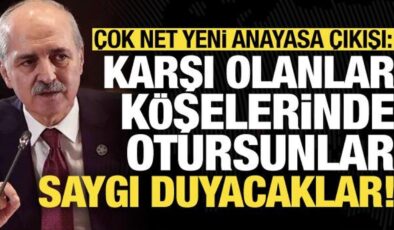 TBMM Başkanı Kurtulmuş’tan net ‘yeni anayasa’ açıklaması!
