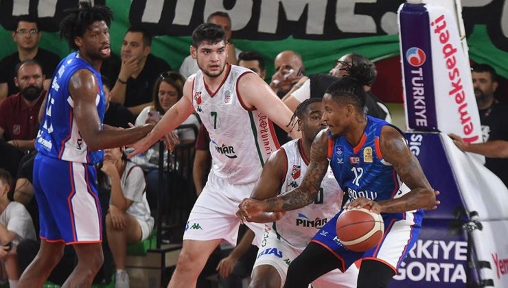 Pınar Karşıyaka – Anadolu Efes maç sonucu: 90-97 | İlk finalist Efes!